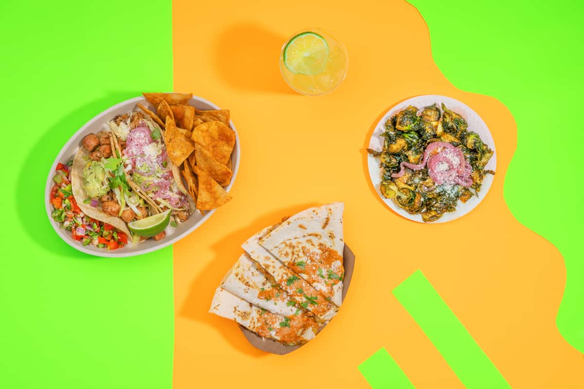 The Lime Truck food spread
