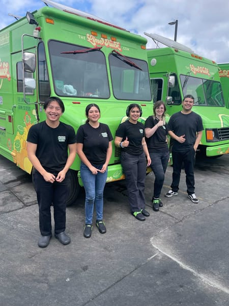 Company event with food truck